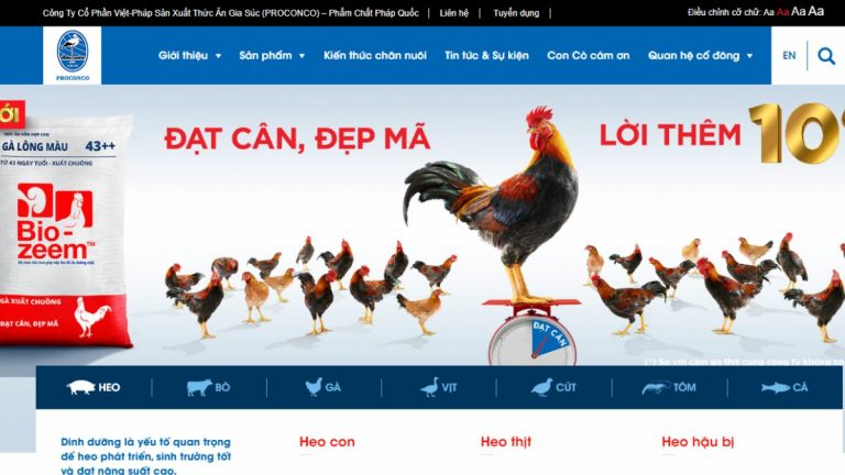 Top 10 công ty thức ăn chăn nuôi 2020