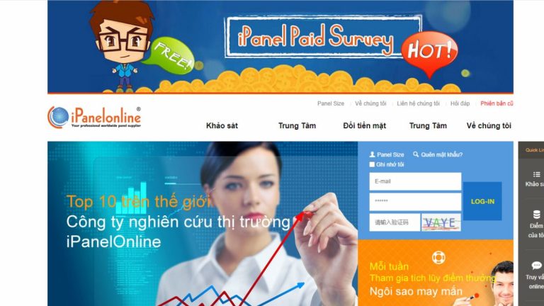 Top 10 website khảo sát kiếm tiền uy tín 2020