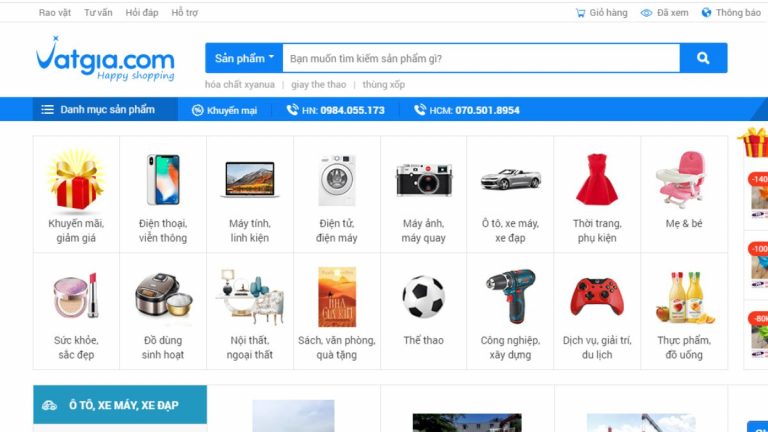 Top 10 website mua sắm lớn nhất Việt Nam 2020