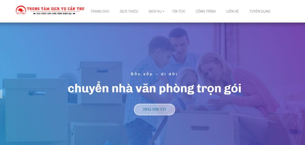 Dịch vụ chuyển nhà trọn gói của Trung Tâm Dịch Vụ Cần Thơ