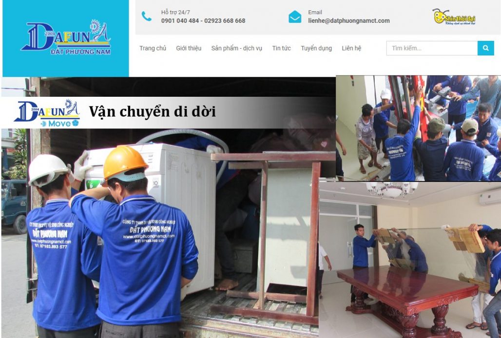 Dịch vụ chuyển nhà trọn gói của DAFUNA Đất Phương Nam