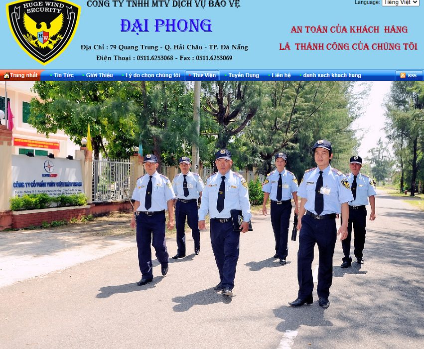 Công Ty TNHH Dịch Vụ Bảo Vệ Đại Phong Đà Nẵng