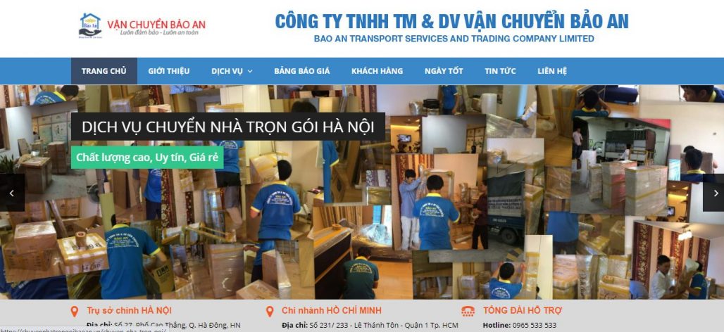 Công Ty TNHH Thương Mại & Dịch Vụ Vận Chuyển Bảo An