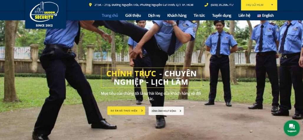 Công ty TNHH Dịch vụ Bảo vệ Sài Gòn Nam Chính Trực - CN miền Trung