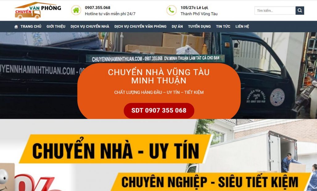 Dịch vụ chuyển nhà trọn gói Minh Thuận