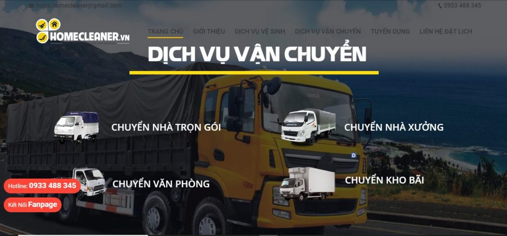 Vệ Sinh Công Nghiệp & Vận chuyển trọn gói HomeCleaner