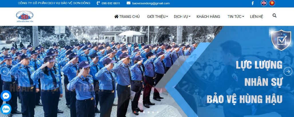 Công ty cổ phần dịch vụ bảo vệ Sơn Đông Hải Phòng