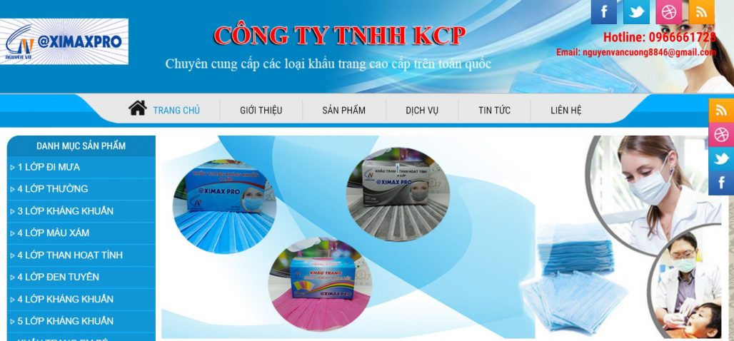 Khẩu Trang Y Tế Khuyên Cường Phát - Công Ty TNHH SX TM DV Khuyên Cường Phát
