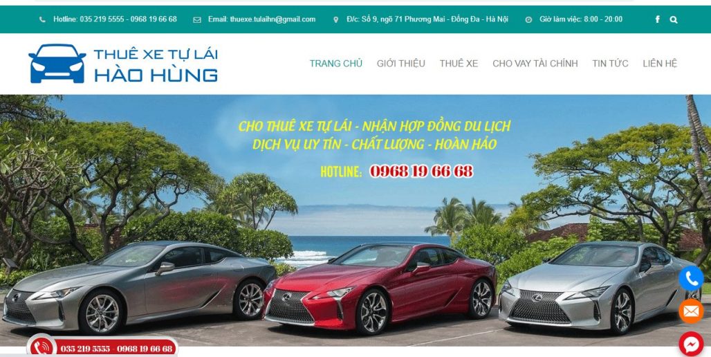 (2011) Top 10 công ty dịch vụ thuê xe uy tín tại Hà Nội