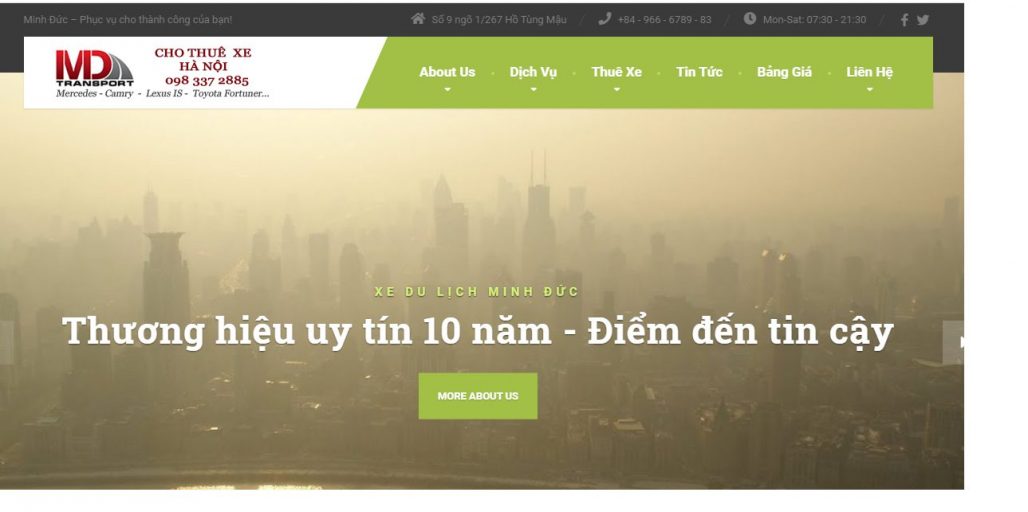(2011) Top 10 công ty dịch vụ thuê xe uy tín tại Hà Nội