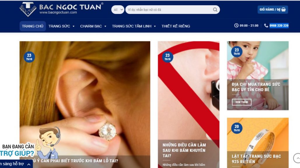 TOP 9 WEBSITES MUA TRANG SỨC BẠC UY TÍN NHẤT 2021