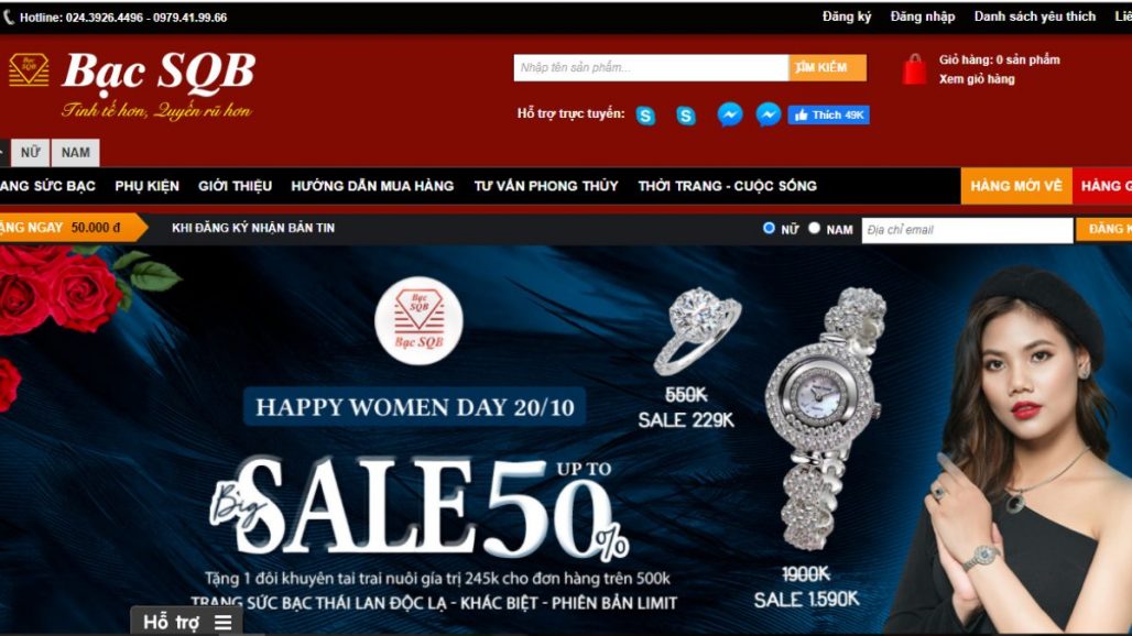 TOP 9 WEBSITES MUA TRANG SỨC BẠC UY TÍN NHẤT 2021