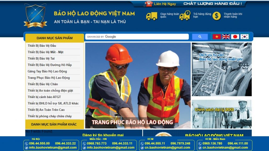 TOP 10 CÔNG TY CUNG CẤP ĐỒ BẢO HỘ LAO ĐỘNG UY TÍN TẠI HÀ NỘI 2021