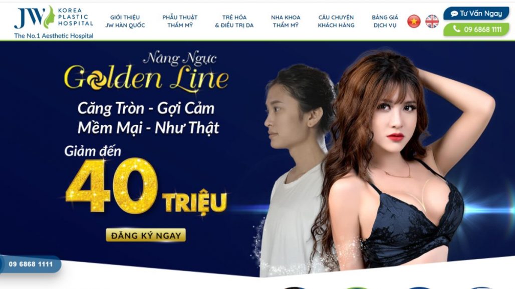 TOP 10 THẨM MỸ VIỆN CHO NỮ UY TÍN TẠI TP.HCM 2021