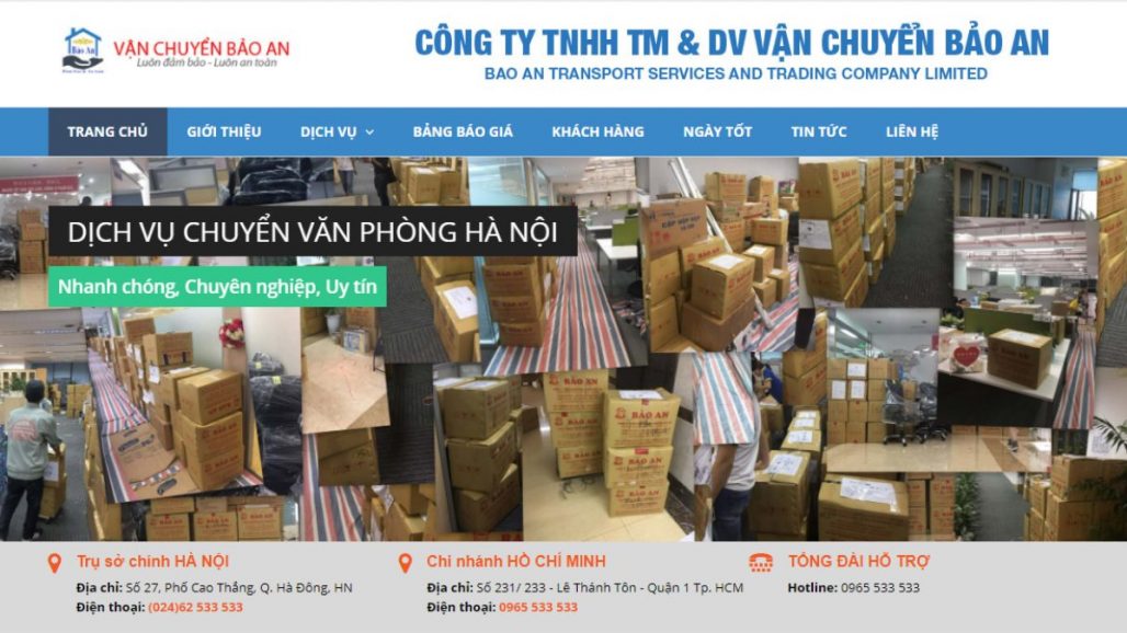 TOP 10 CÔNG TY CHUYỂN NHÀ UY TÍN TẠI HÀ NỘI 2021