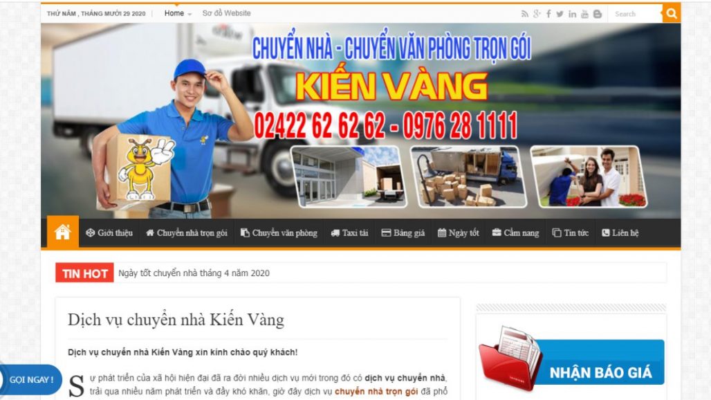 TOP 10 CÔNG TY CHUYỂN NHÀ UY TÍN TẠI HÀ NỘI 2021