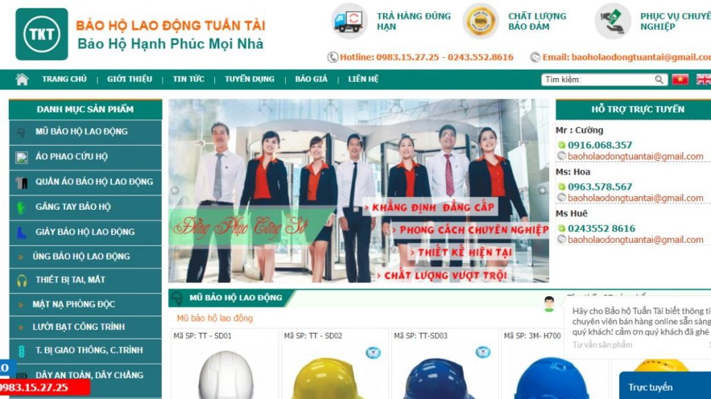 TOP 10 CÔNG TY CUNG CẤP ĐỒ BẢO HỘ LAO ĐỘNG UY TÍN TẠI HÀ NỘI 2021
