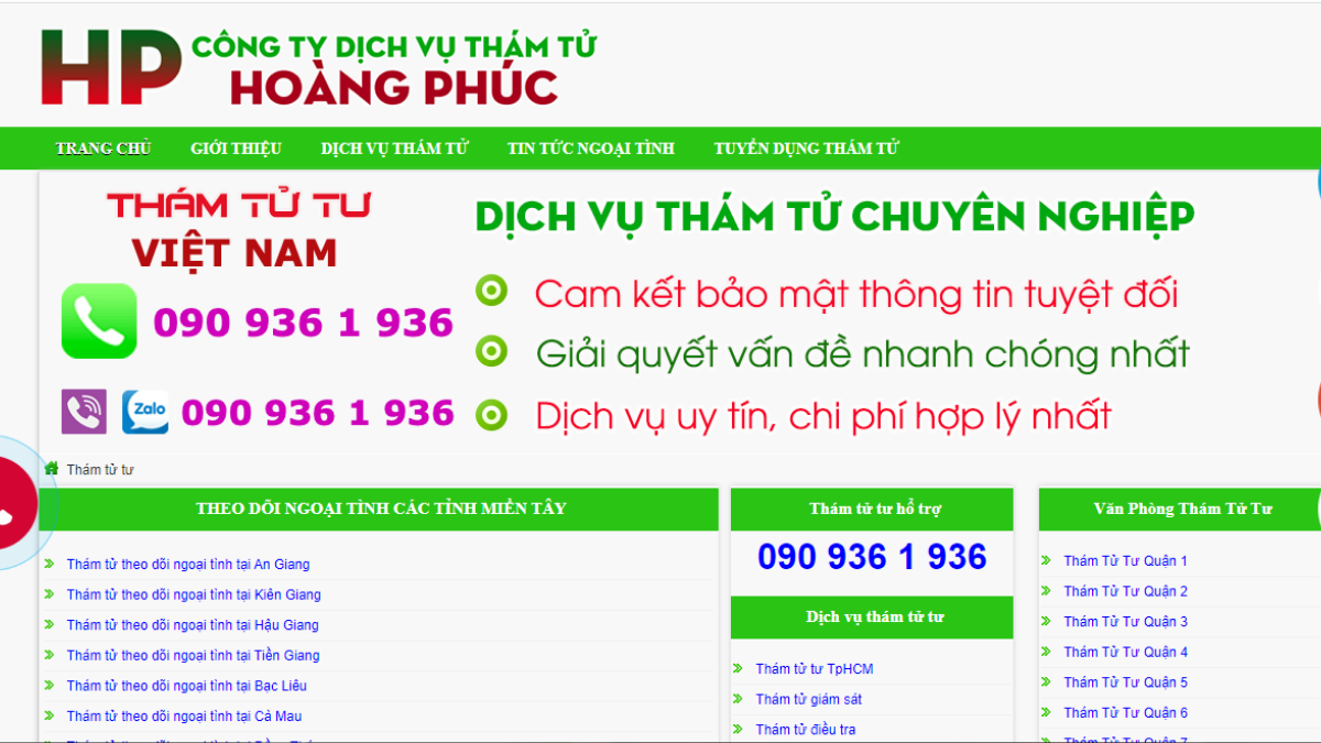TOP 10 CÔNG TY THÁM TỬ TƯ UY TÍN TẠI HÀ NỘI 2021