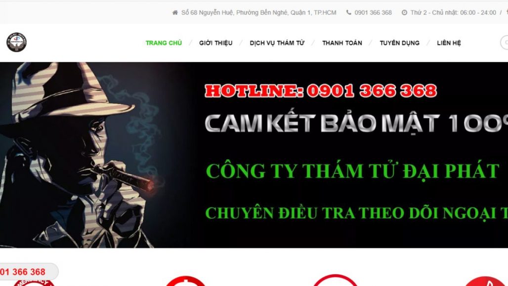 TOP 10 CÔNG TY THÁM TỬ TƯ UY TÍN TẠI HÀ NỘI 2021