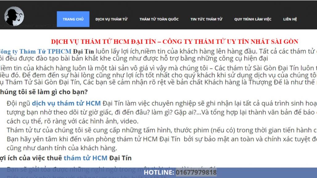 Top 10 công ty thám tử tư uy tín nhất tại TPHCM 2021