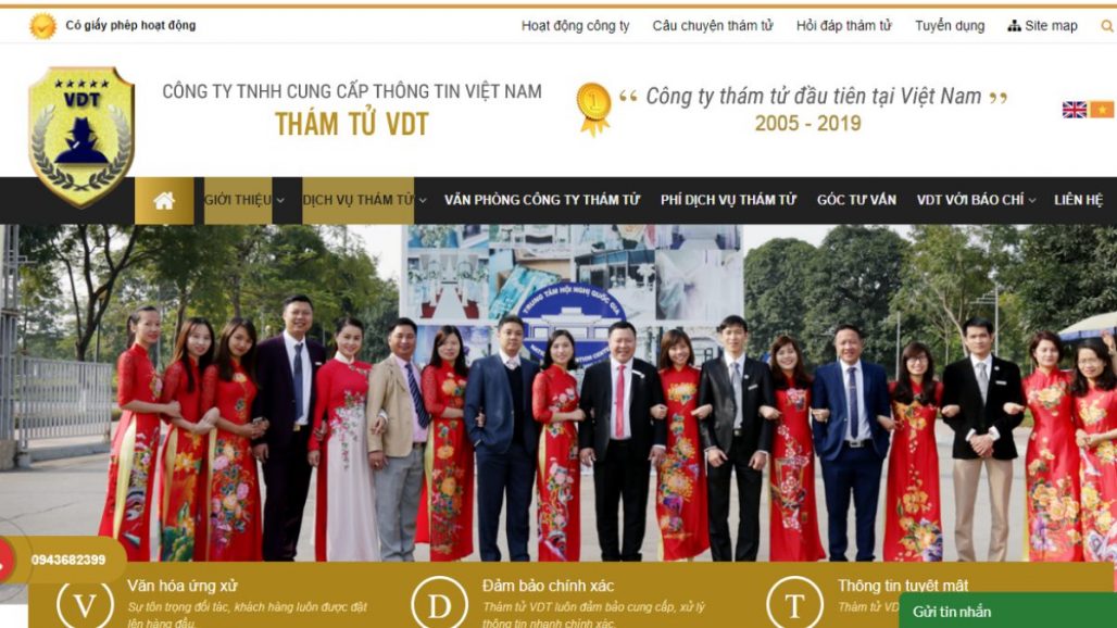 TOP 10 CÔNG TY THÁM TỬ TƯ UY TÍN TẠI HÀ NỘI 2021