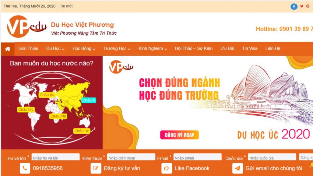 TOP 10 CÔNG TY TƯ VẤN DU HỌC UY TÍN TẠI TPHCM 2021