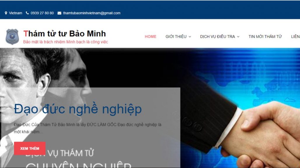 TOP 10 CÔNG TY THÁM TỬ TƯ UY TÍN TẠI HÀ NỘI 2021