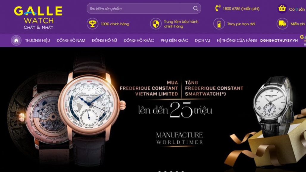 TOP 10 WEBSITE BÁN ĐỒNG HỒ UY TÍN NHẤT 2021