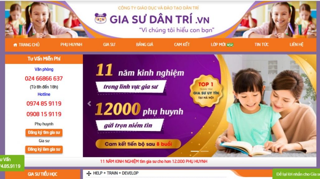 TOP 10 TRUNG TÂM GIA SƯ UY TÍN Ở HÀ NỘI 2021