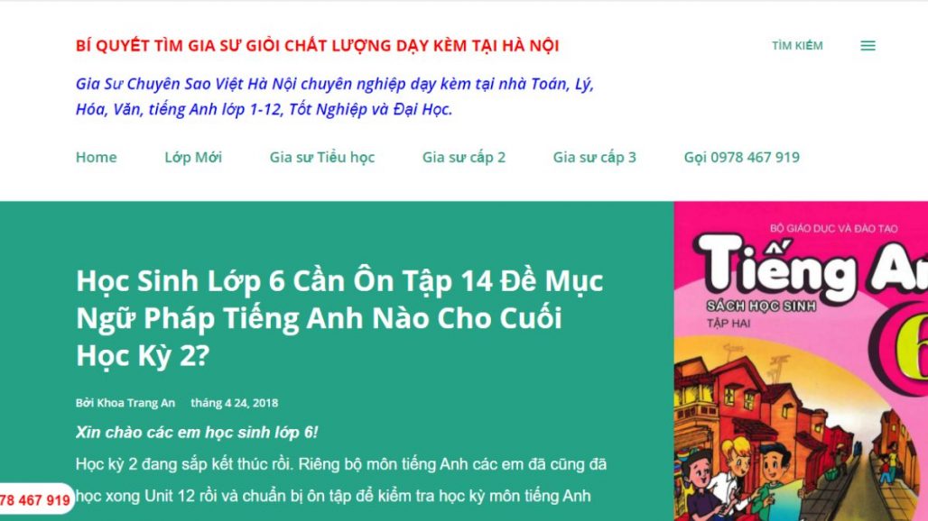 TOP 10 TRUNG TÂM GIA SƯ UY TÍN Ở HÀ NỘI 2021
