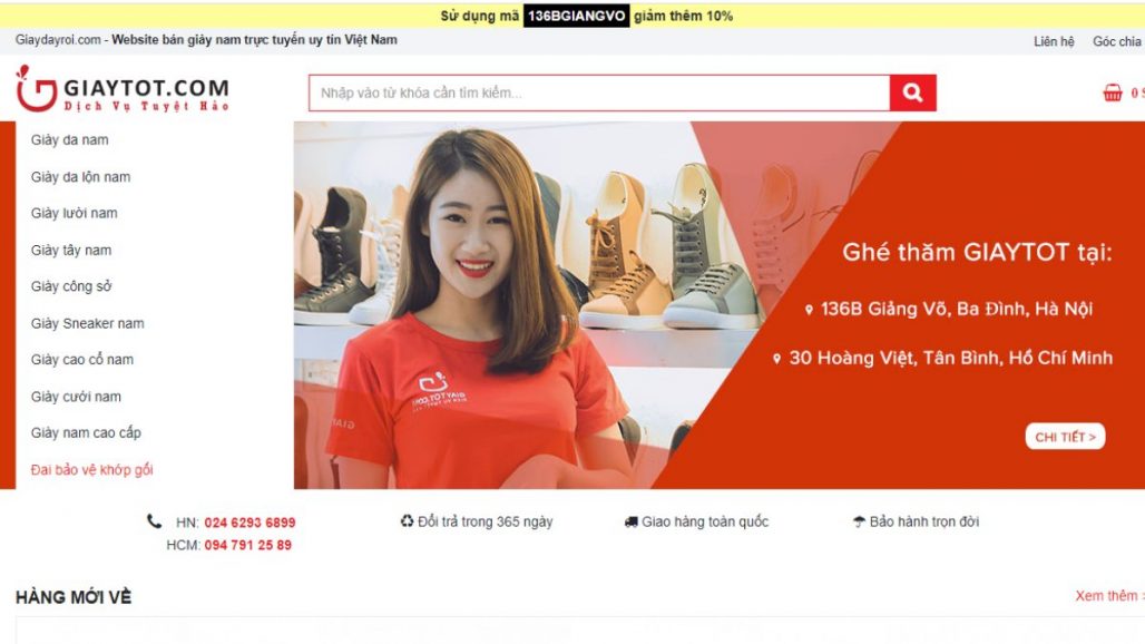 TOP 10 WEBSITES MUA BÁN GIÀY DÉP UY TÍN NHẤT 2021