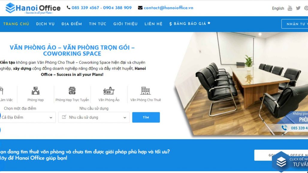 TOP 9 CÔNG TY CHO THUÊ VĂN PHÒNG UY TÍN TẠI HÀ NỘI 2021
