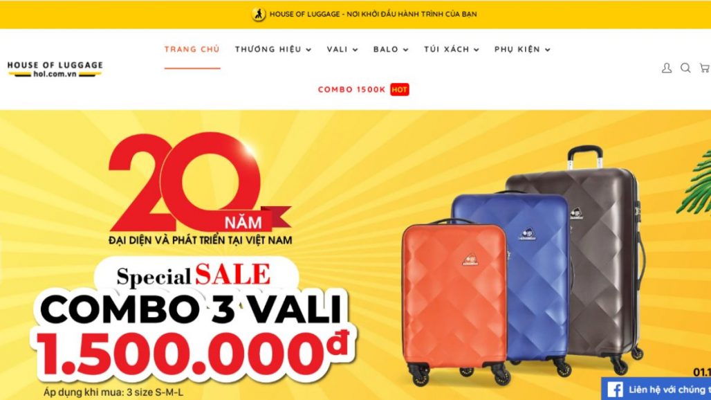 TOP 9 WEBSITE BÁN VALI KÉO, BALO, TÚI XÁCH UY TÍN 2021