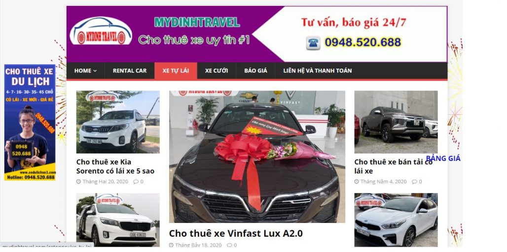 (2011) Top 10 công ty dịch vụ thuê xe uy tín tại Hà Nội