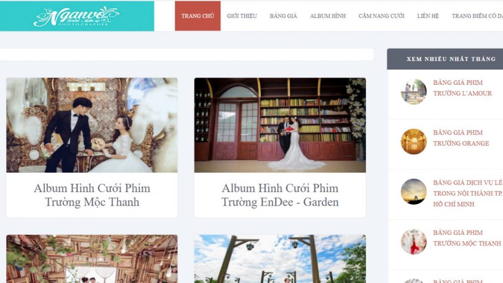 TOP 10 STUDIO CHỤP ẢNH CƯỚI UY TÍN TẠI TPHCM 2021
