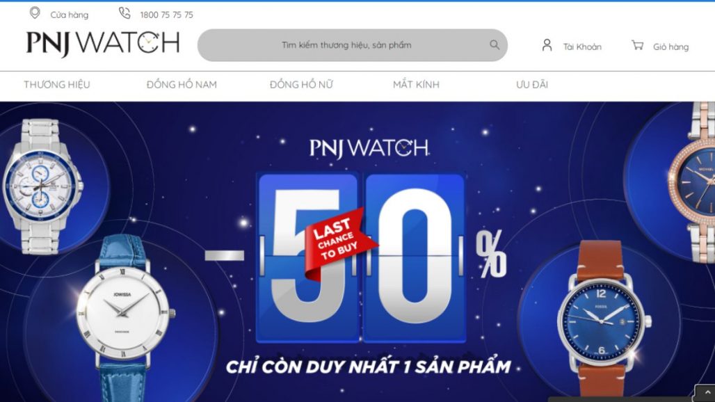 TOP 10 WEBSITE BÁN ĐỒNG HỒ UY TÍN NHẤT 2021