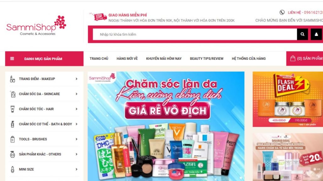 TOP 10 WEBSITES BÁN MỸ PHẨM ONLINE UY TÍN NHẤT 2021