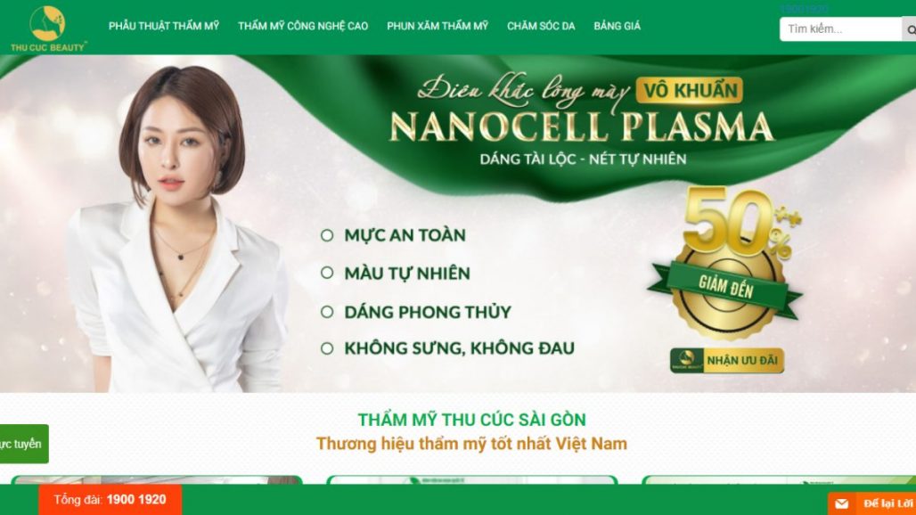 TOP 10 THẨM MỸ VIỆN CHO NỮ UY TÍN TẠI TP.HCM 2021