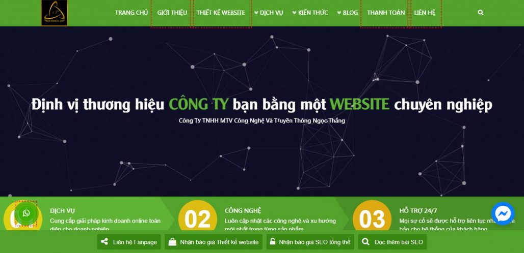 Công Ty Thiết Kế Website Ngọc Thắng