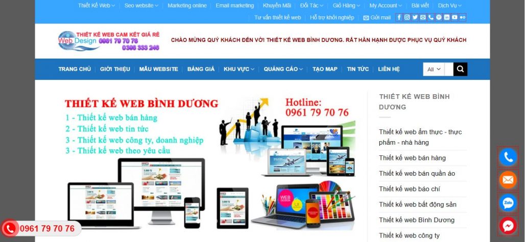 Công ty Thiết kế website Hiệp Phát Bình Dương