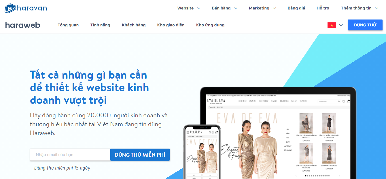 Công Ty Thiết Kế Website Bán Hàng Chuyên Nghiệp – Haravan