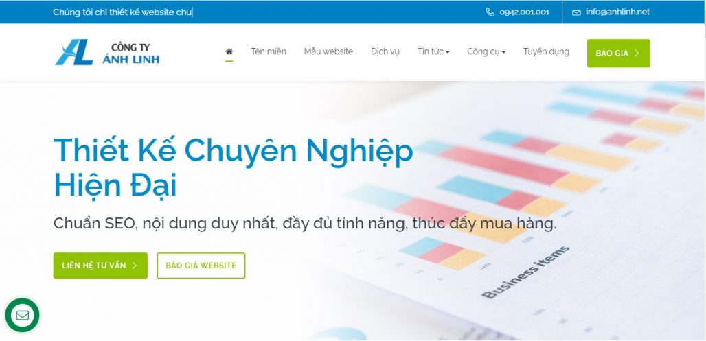 Công Ty Thiết Kế Website ÁNH LINH