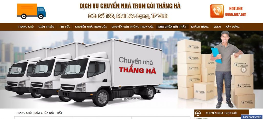 Công Ty chuyển nhà trọn gói Thắng Hà