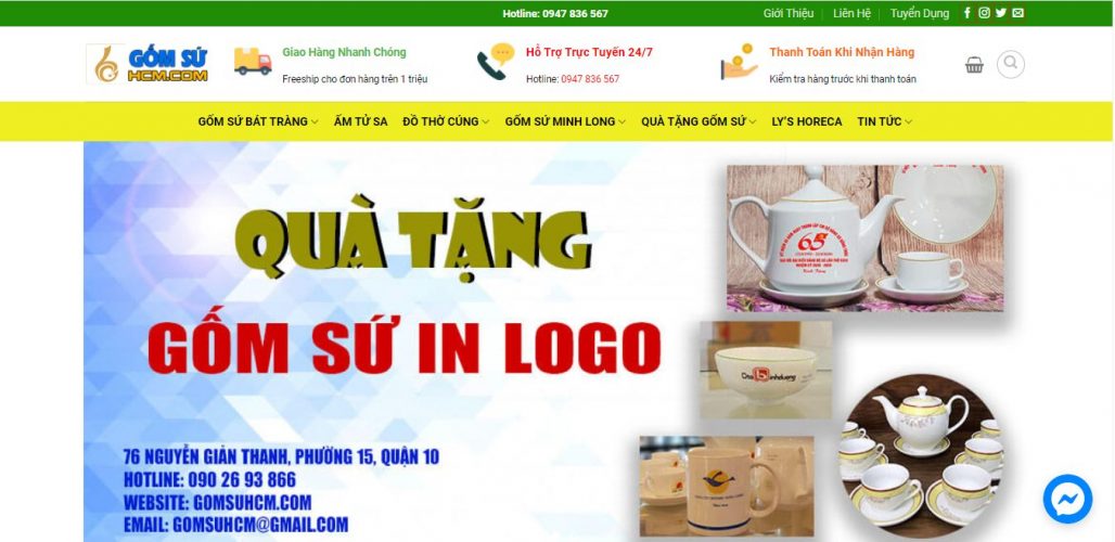 Công Ty Cung Cấp Quà Tết Cho Doanh Nghiệp - Gốm Sứ HCM