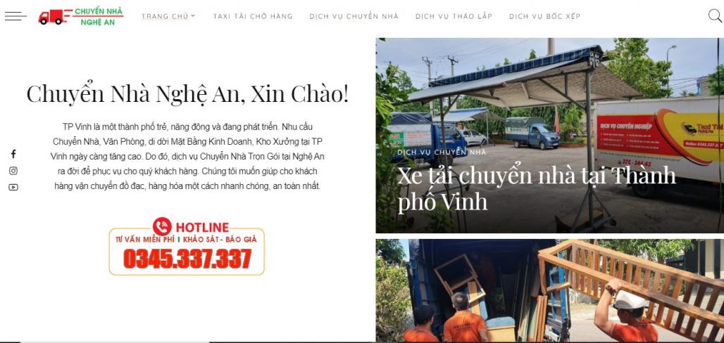 Công Ty Dịch vụ Chuyển Nhà Nghệ An