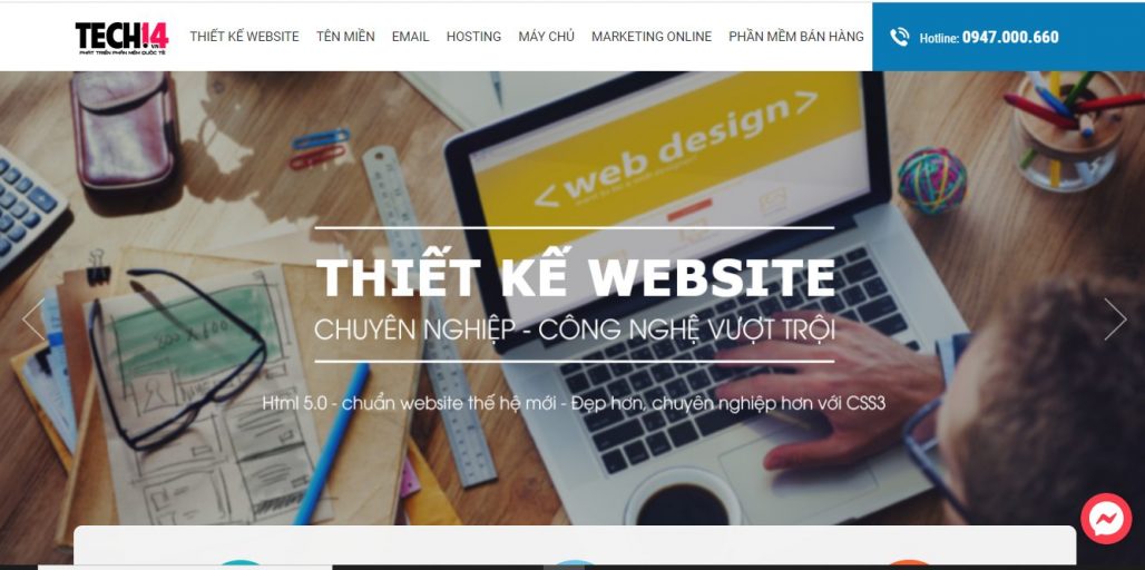 Công Ty Thiết Kế Website Tech14