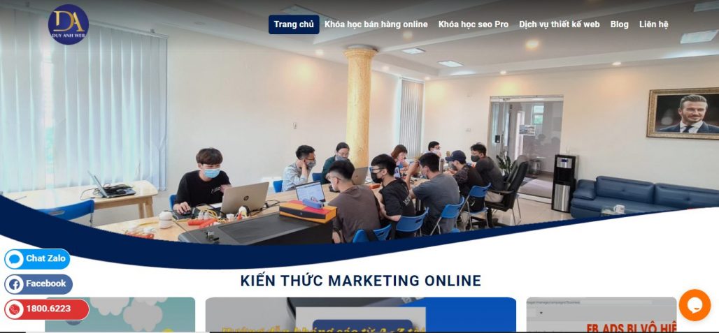 Công ty đào tạo bán hàng livestream Duy Anh Web