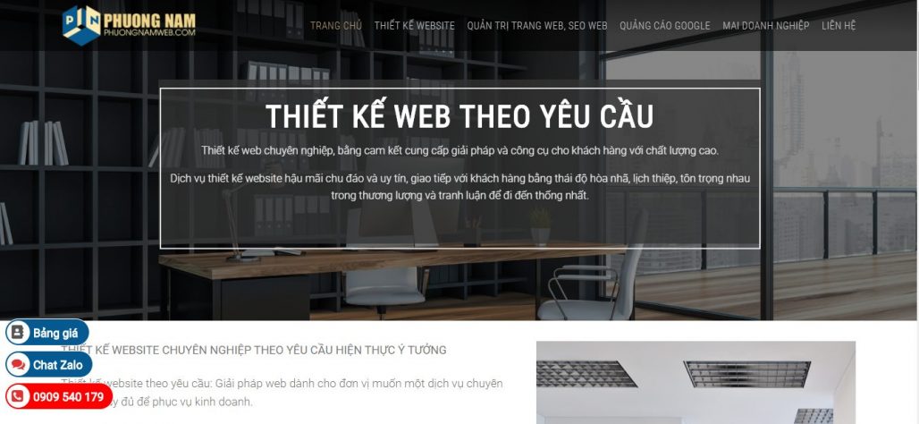 Công ty thiết kế website Phương Nam