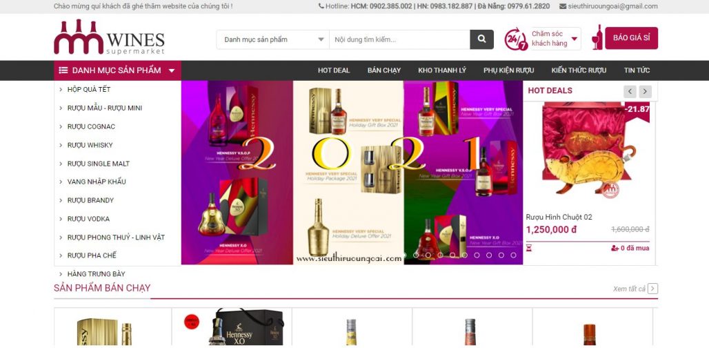Công Ty Cung Cấp Quà Tết Cho Doanh Nghiệp SIÊU THỊ RƯỢU NGOẠI