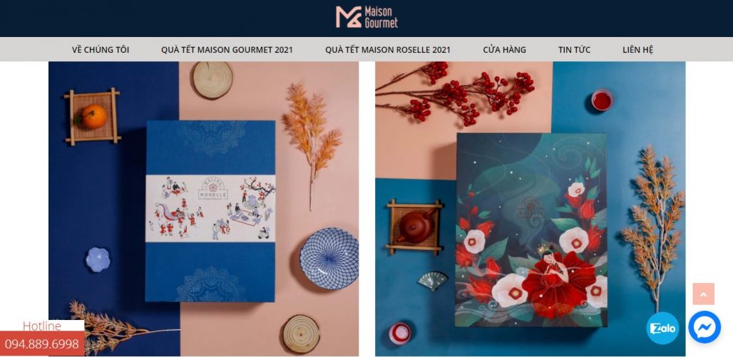 Công ty cung cấp giỏ quà tết cho doanh nghiệp Maison Gourmet